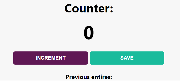 Counter App